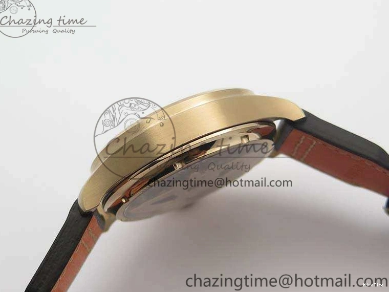 MIROTIME 0125 Popular Big Pilot Real PR IW502706 RG YLF 1:1 Best Edition Brown Dial On Calfskin Strap A 7223